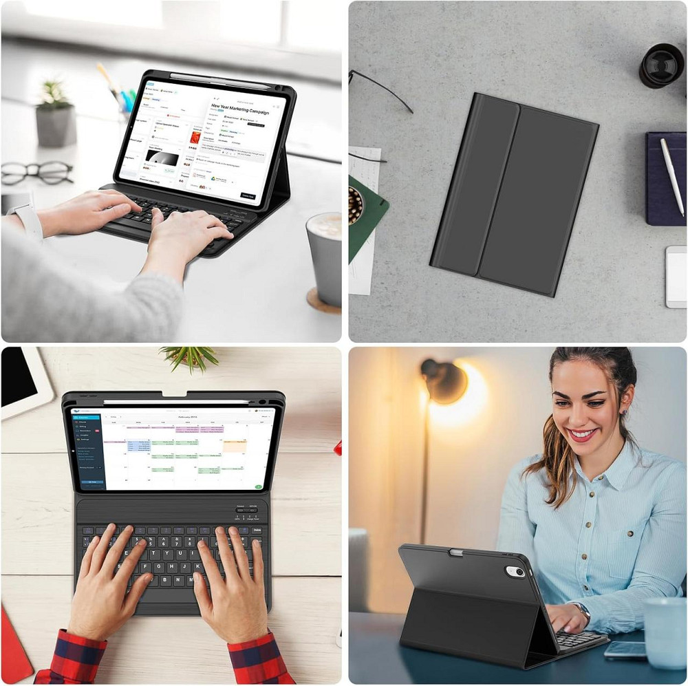 Чохол з клавіатурою для iPad Air 11-inch(M2) 2024/ iPad Air 5 2022/Air 4 2020 10.9/iPad 4-го покол. 10.9 / iPad Pro 11 2018 Дніпро - фото 8
