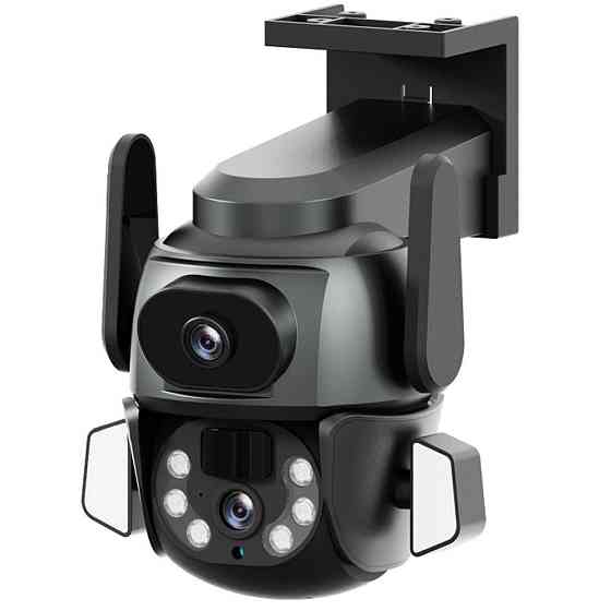 IP PTZ-відеокамера з WiFi 4Mp (2*2Mp) Light Vision VLC-9692WI10ZL f=4+8mm, ІЧ+LED-підсвічування, з мікрофоном (75-00205) Киев