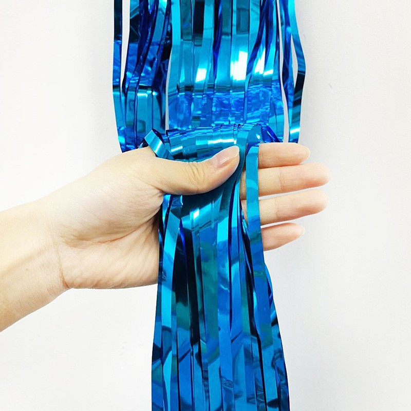 Дождик для фотозоны с голограммой 1 м на 1 м синий Киев - изображение 2