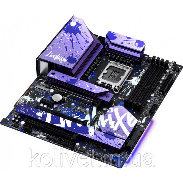 AsRock Z790 LIVEMIXER (1700/Z790, 4*DDR5, 3*PCIex16, HDMI/DP/eDP, 4xSATA, 6xM.2, 2.5Glan,7.1ch, ATX) (Z790 Київ - фото 3