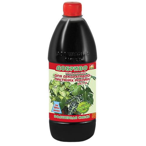 Добриво для декоративно-листяних рослин 500мл Квітофор "Чарівна суміш" Житомир