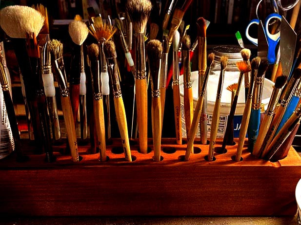 Органайзер для пензлів "Перальта" латте Миколаїв - фото 1