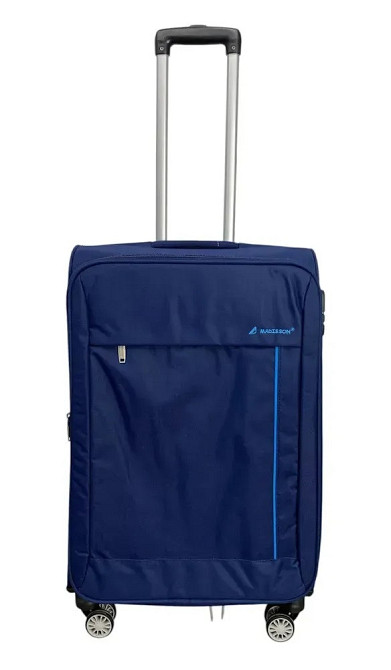 Чемодан тканевый MADISSON 35703 средний 67 см синий 4 колеса Киев - изображение 2