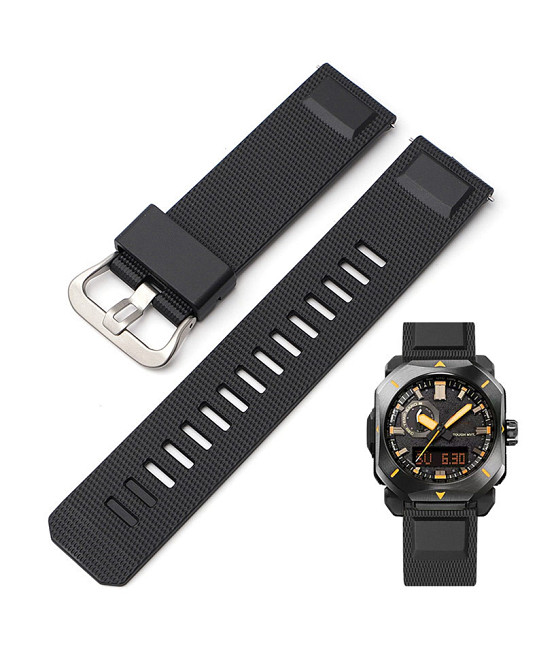 Ремінець для Casio Pro Trek PRW-6900Y Black SI SBR Київ - фото 2