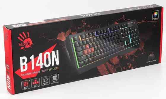 Клавіатура A4Tech Bloody B140N Black USB Чорний Харків
