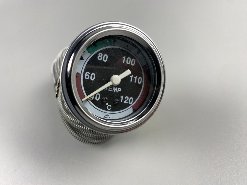 Покажчик температури механічний L = 3,0 м з підсвіткою довгий посадковий D = 52 мм++ перехідник 2 шт. Мукачево - фото 1