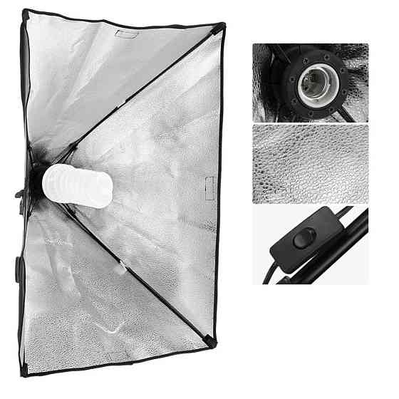 Софтбокс 50x70см журавель 2м Е27 Puluz DCA0991 Київ