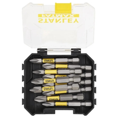 Набор бит Stanley FatMax, Phillips, Ph2, L= 50 мм, 10 шт, кейс (STA88573) Винница - изображение 2