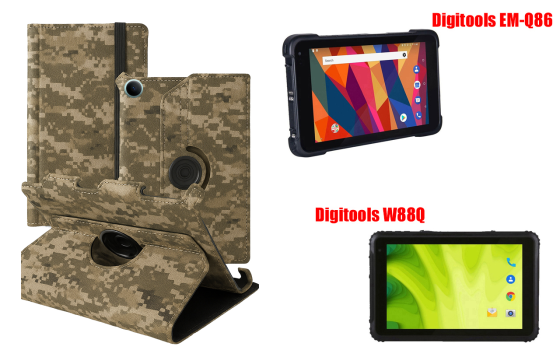 Чехол Spinner360 для планшета Digitools EM-Q86, W88Q, цвет Xaki Киев