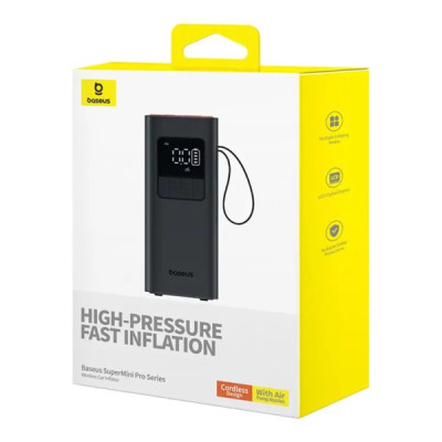 Автомобільний компресор Baseus Super Mini Pro Black (C1115930011100) Вінниця - фото 6