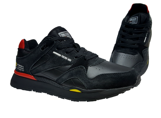 Мужские  кожаные демисезонные кроссовки BaaS,производство Польши Киев