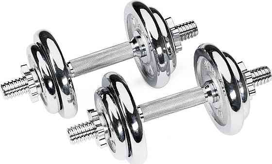 Гантелі HMS STC15 хром 2 x 7,5 кг Київ