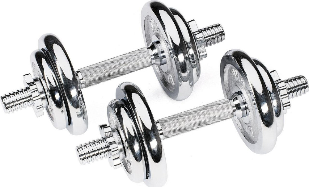 Гантелі HMS STC15 хром 2 x 7,5 кг Київ - фото 3