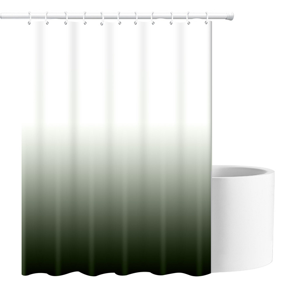 Шторка для ванны из полиэстера водонепроницаемая Bathlux 180x180 см с кольцами, занавеска для ванной комнаты Каменец-Подольский - изображение 5