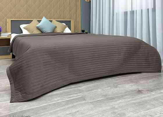 Покривало велюрове Кing Size 220х240 см колір венге (85-210) Київ