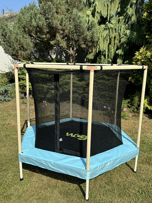 Батут манеж дитячий шестигранний з сіткою 173 см WCG Hexi M (W-1006-68) Київ - фото 2