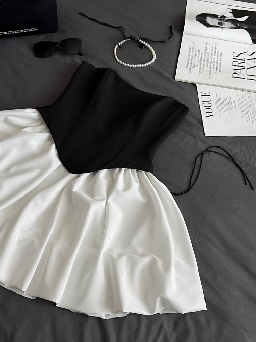 Стильный женский комплект корсет+юбка из плотной костюмной ткани Одесса - изображение 10