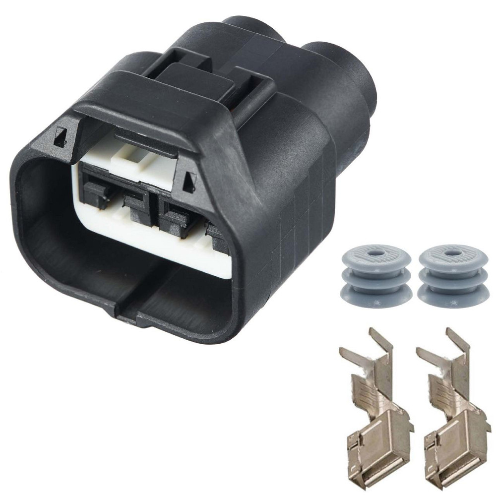 Роз'єм конектор 2-кон., Вентилятор, MG642928, MG642928-5, KET Корея універс., Моторний Hyundai, Kia Київ - фото 1