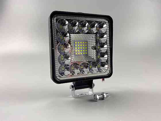 Квадратна автомобільна фара LED світлодіодна 41 led діод 6500K 9-80В додаткове освітлення авто Мукачево