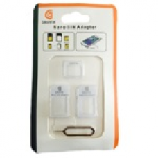 Переходник для SIM карт NOOSY 3 в 1, micro-nano, micro-sim, nano-sim, White Полтава