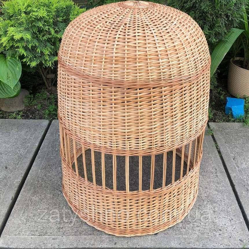 Висока плетена люстра з візерунком по середині Київ - фото 7