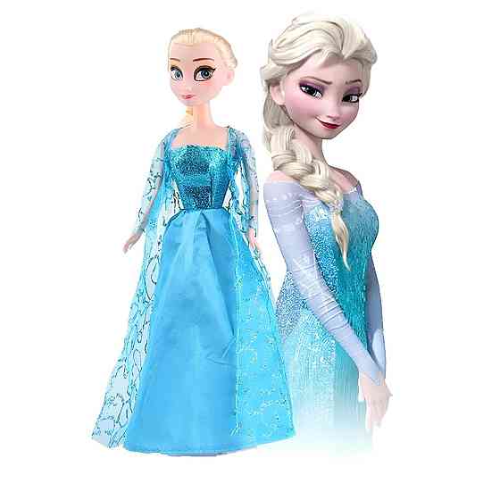 Ляльки Ельза та Анна 28 см з Олафом з мультфільму "Крижане серце" Frozen — набір ляльок Ельза і Анна у класичних вбраннях, Київ