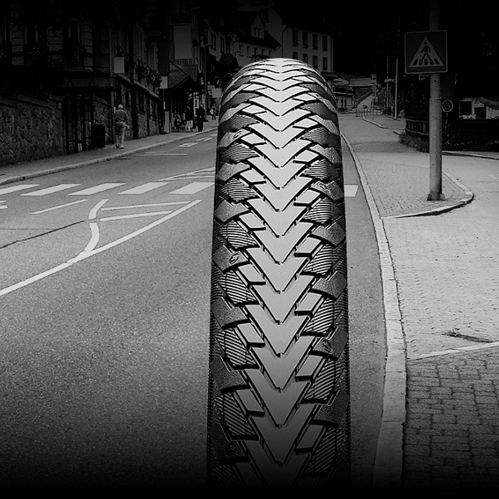 Покрышка Continental CONTACT Cruiser, 28"x2.00, 50-622, коричневая, не складная, светоотражающая, SafetySystem Breaker, 960гр. Київ - фото 3