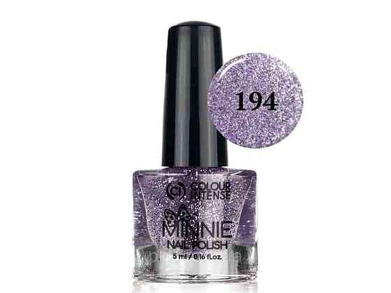 Лак для нігтів 5мл Мini 194 глітер космічний ТМ Colour INTENSE Solmir Київ