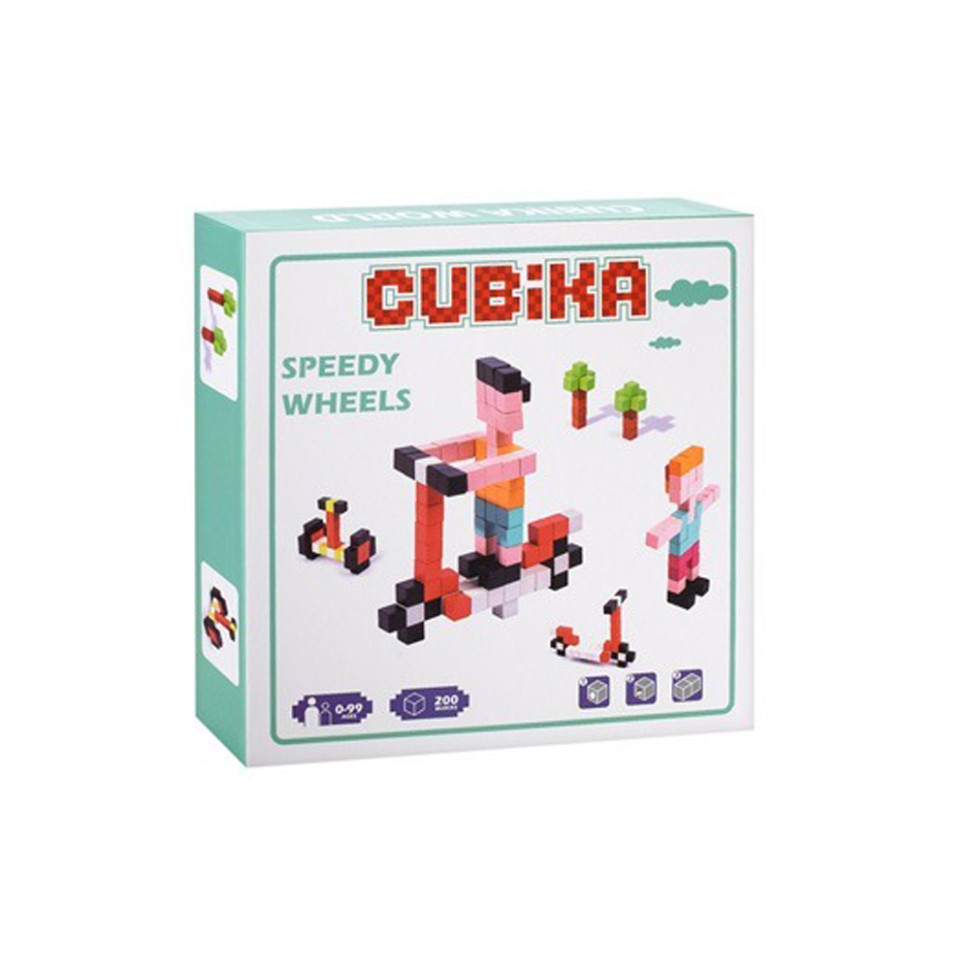 Дерев'яна іграшка Мозаїка MD 1776(Turquoise) кубики, наклейки, 200 деталей Вінниця - фото 1