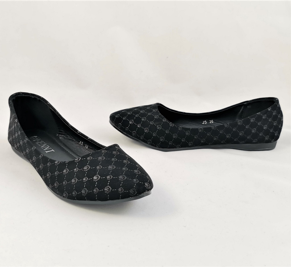 .Жіночі Балетки Чорні Мокасини Туфлі Замшеві (розміри: 36) - J5 Дніпро - фото 7