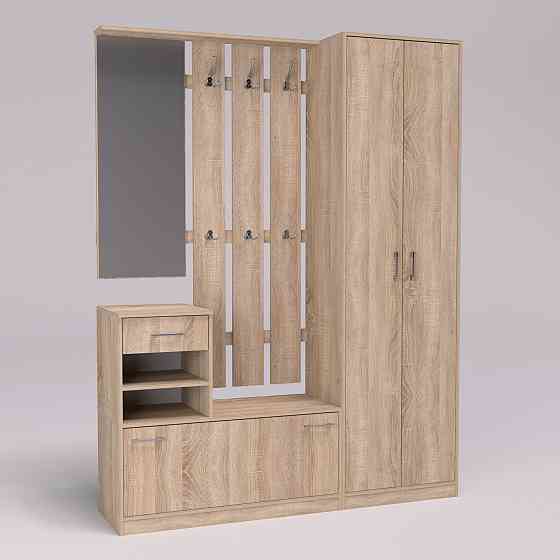 Прихожая Соло-3, Дуб Сонома, 1600/400/2100 Львов