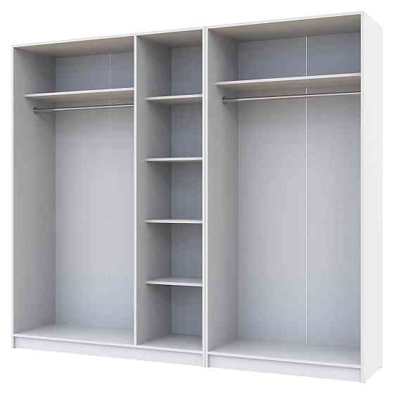 Комплект шкафов для одежды Doros Промо (2 шт.) 225х48х204 см Белый (DRS-011211) Львов