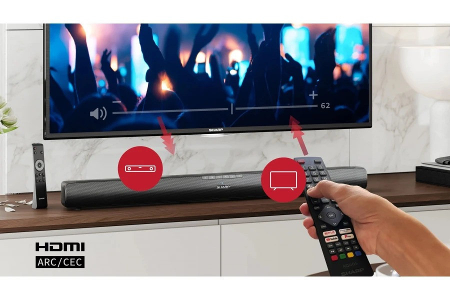 Саундбар Sharp HT-SB100 ( Домашній кінотеатр ) Харьков - изображение 1