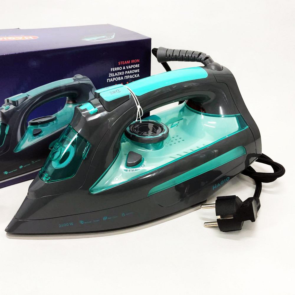 Утюг для одежды с функцией пара Magio MG-533 2600 Вт, Утюг керамический антипригарный CL-27 Львов - изображение 1