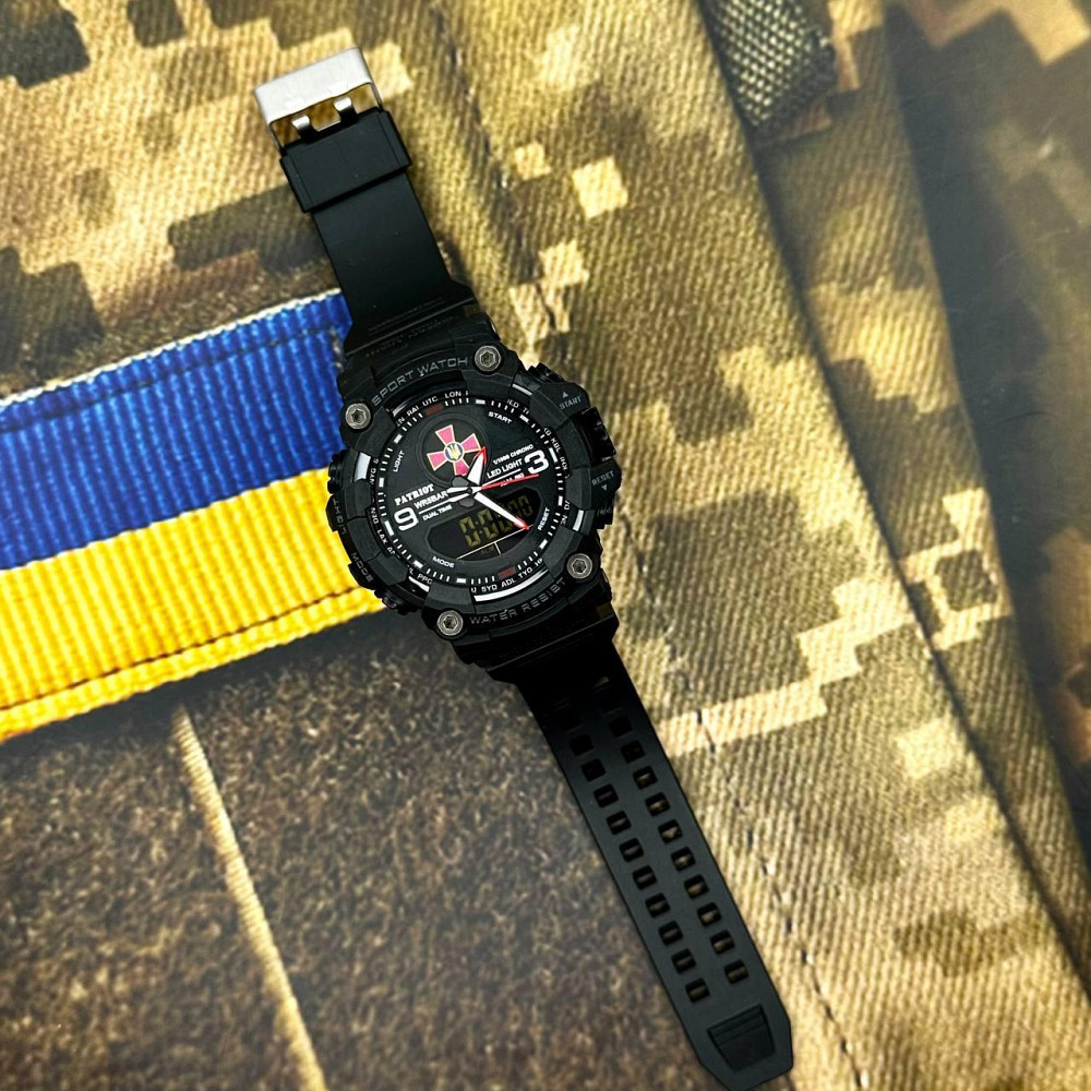 Patriot 001RDZSU ЗСУ Чорні з червоним + Коробка. SBR Київ - фото 2