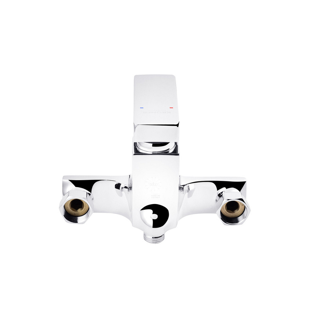 Змішувач для ванни Kroner KRP Harz - C070 з душовим гарнітуром, хром Київ - фото 3