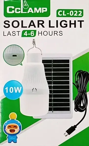 Світлодіодна кемпінгова лампа із сонячною панеллю CL 022 10вт, 130лм, працює до 4 годин Одеса - фото 4