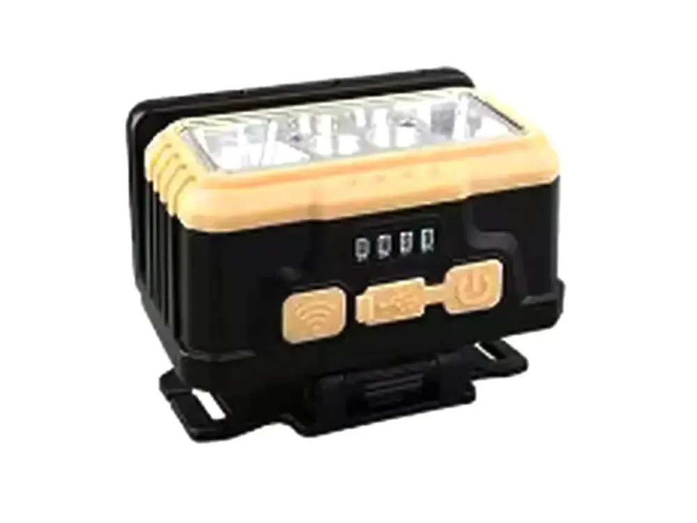 Ліхтар налобне червоний світло Type-C Solar із сенсорним датчиком та сонячною панеллю зарядки від сон Одеса - фото 7