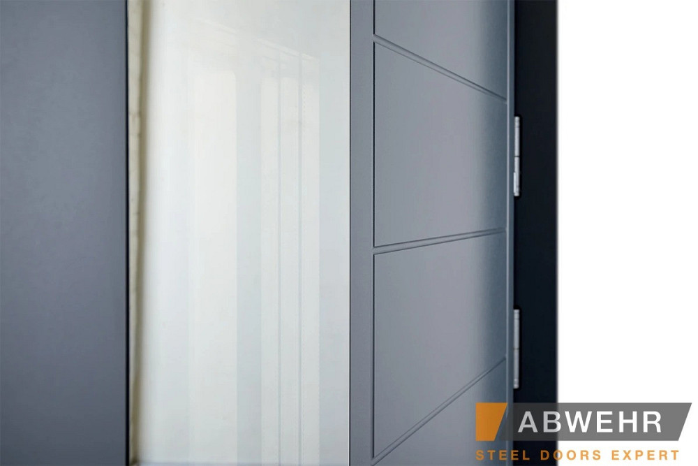 Двери уличные, модель 367 UFO RAL 7016 ТЕРМОРАЗРЫВ 860 Киев - изображение 6