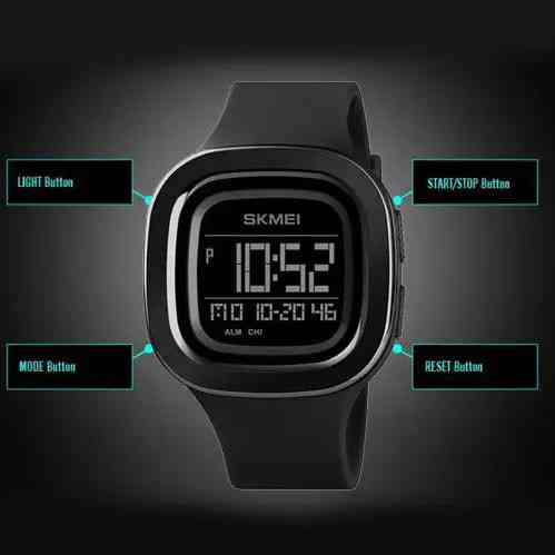 Протиударний годинник SKMEI 1580BKBK, Армійський годинник топ, Годинники для WL-275 військових операцій Київ