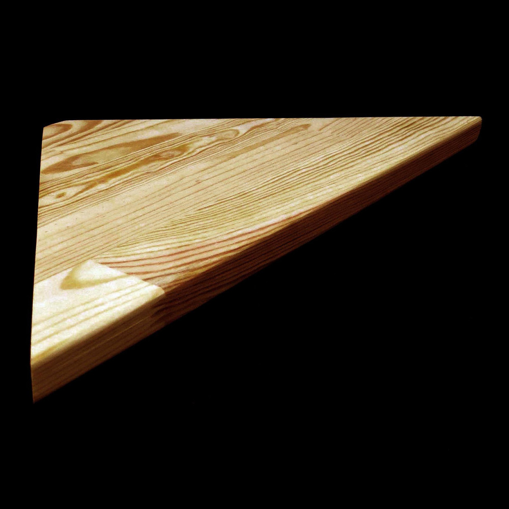 Угловая настенная полка 