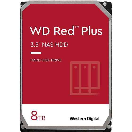 Накопичувач HDD SATA 8.0TB WD Red Plus 5640rpm 256MB (WD80EFPX) ( 750 г ) Харьков