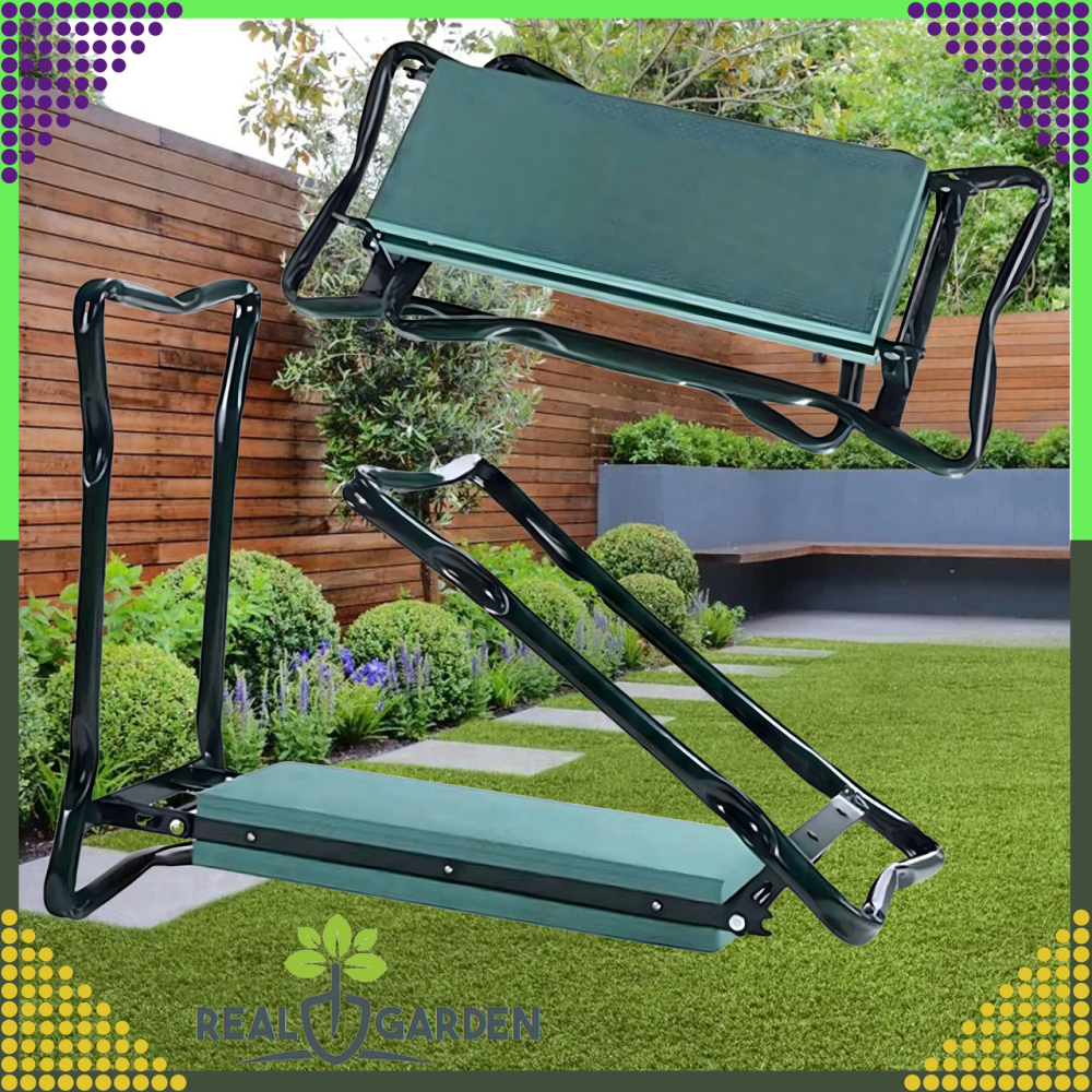 Садовий складаний стілець-колінник 3в1 + 2 органайзери (сумки для інструментів) Київ - фото 8