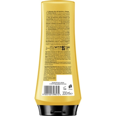 Кондиционер для волос Gliss Oil Nutritive Balsam Питательный 200 мл (9000100398572) Винница - изображение 5