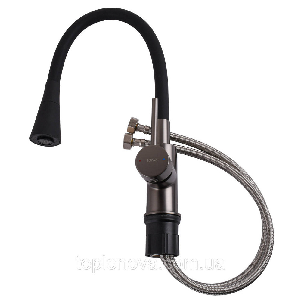 Змішувач для кухні TOPAZ LOFT TLF 8854A-H39-GP-B01 Чернівці - фото 7