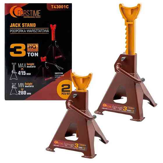 Подставка ремонтная 3т (280-415мм) (к-т 2шт.) Forstime FT-T43001C Одесса