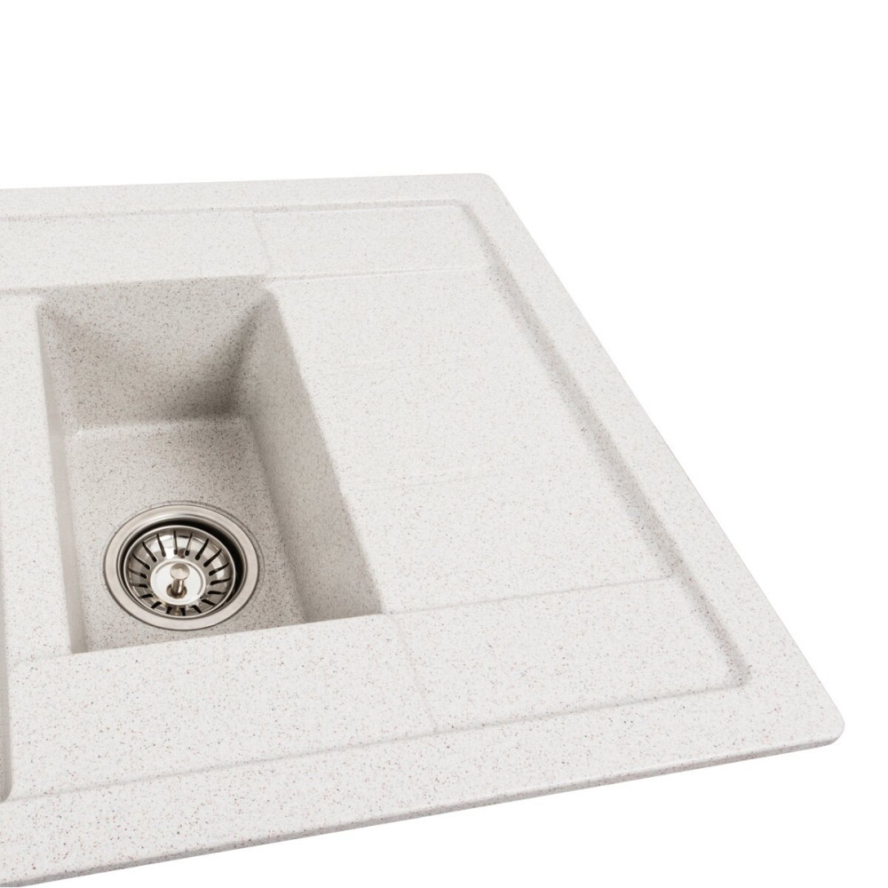 VALESO Гранітна мийка для кухні VALESO 7850W TOSKANA матова Топаз Киев - изображение 5