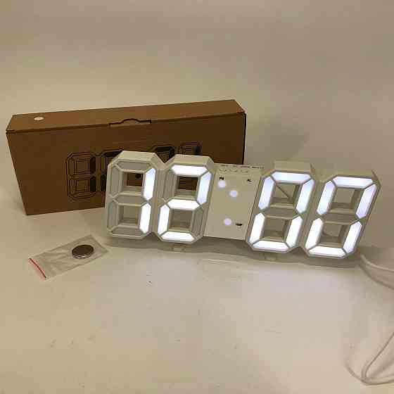 Настольные часы со светодиодным дисплеем, Настольные часы led на батарейках Лед IV-51 Киев