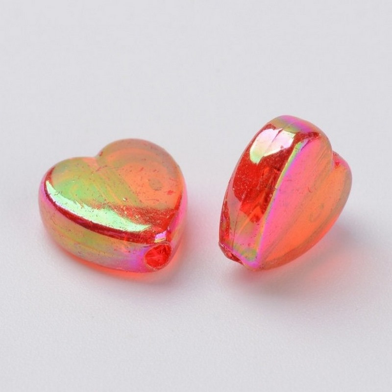 Декоративні намистинки для творчості Сердечка Будинок Бусин УТ100029498 в упаковці 130 шт Вінниця - фото 3