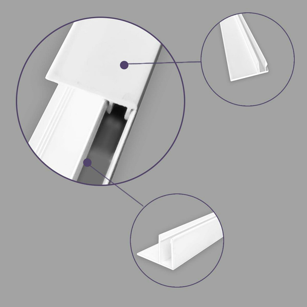 Профиль (торцевой) финишный алюминиевый для сайдинга 38,5х28х6000мм SW-00001728 Киев - изображение 4